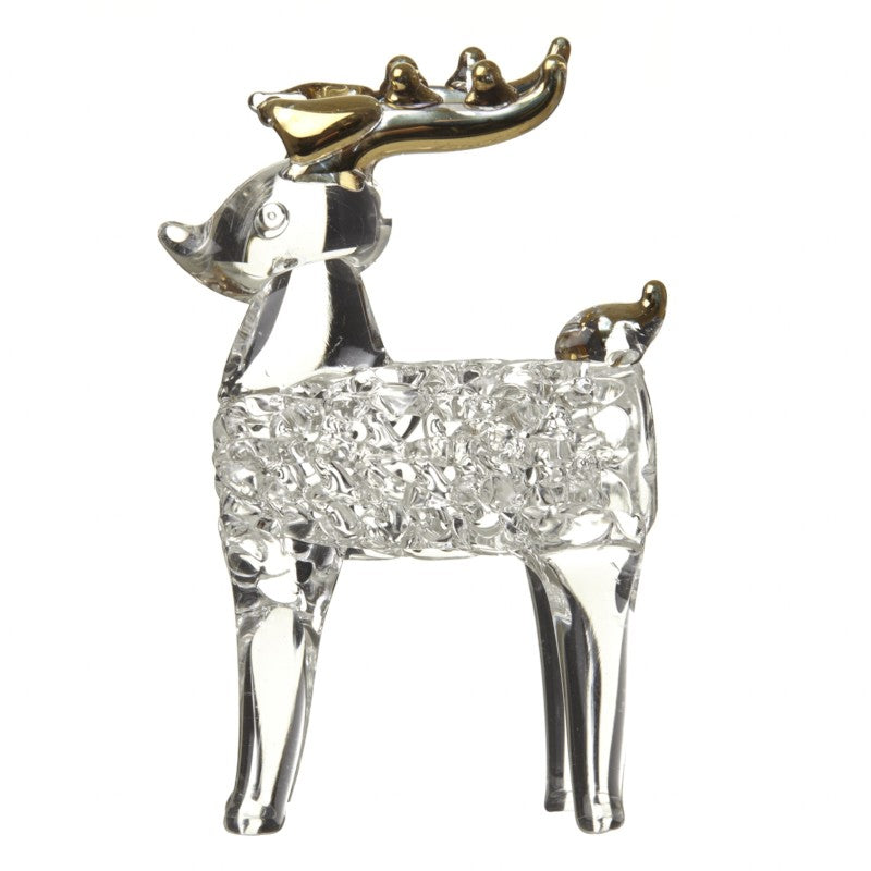 Heaven Sends Christmas Bauble - Glass Reindeer