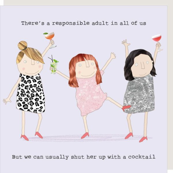 Rosie Made a Thing Card - Responsible Girl