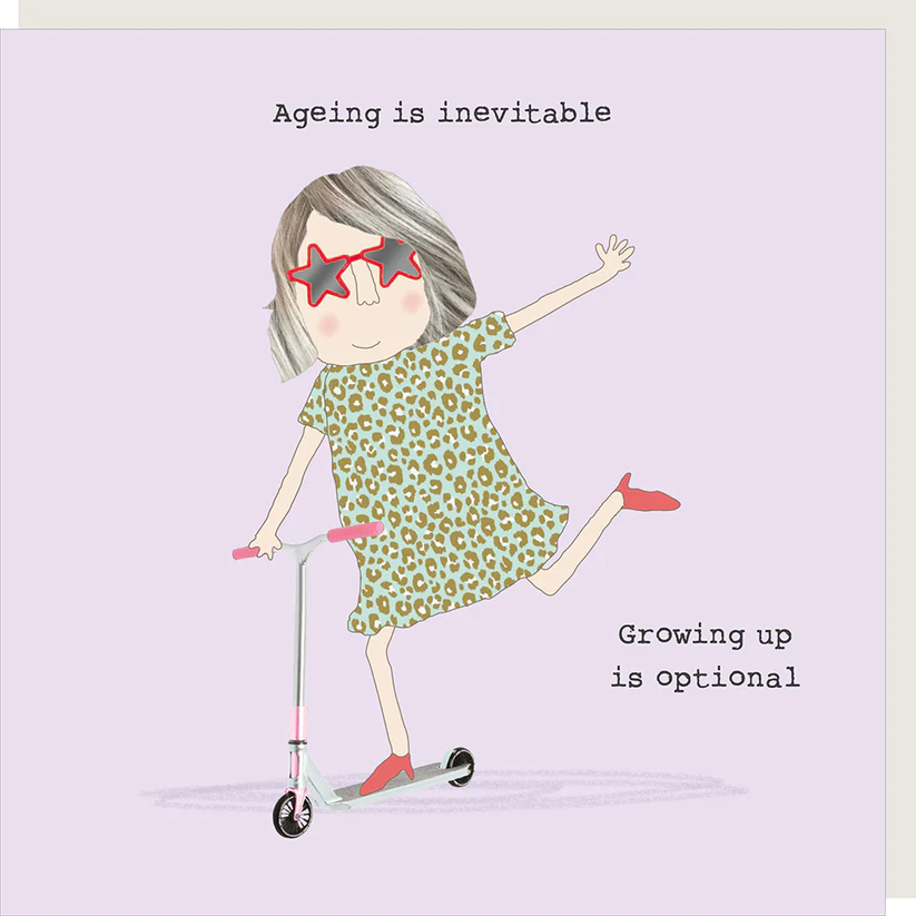 Rosie Made a Thing Card - Growing Up Is Optional'