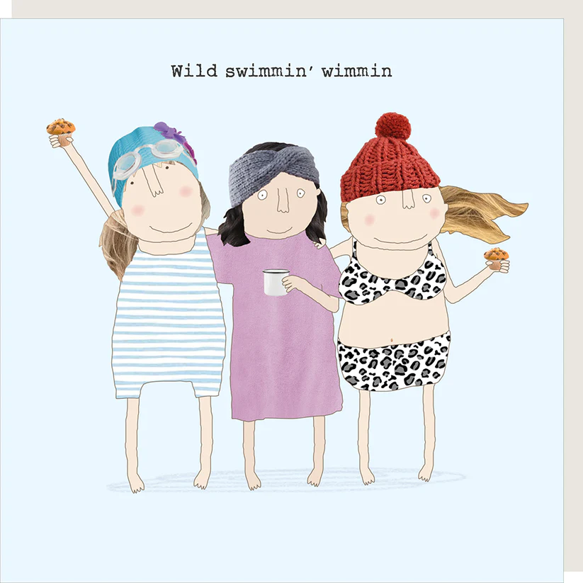 Rosie Made a Thing Card - Wild Swimmin Wimmin
