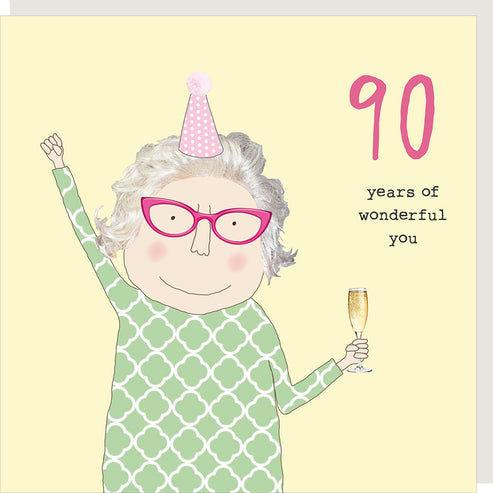 Rosie Made a Thing Card - 90 Years of Wonderful You