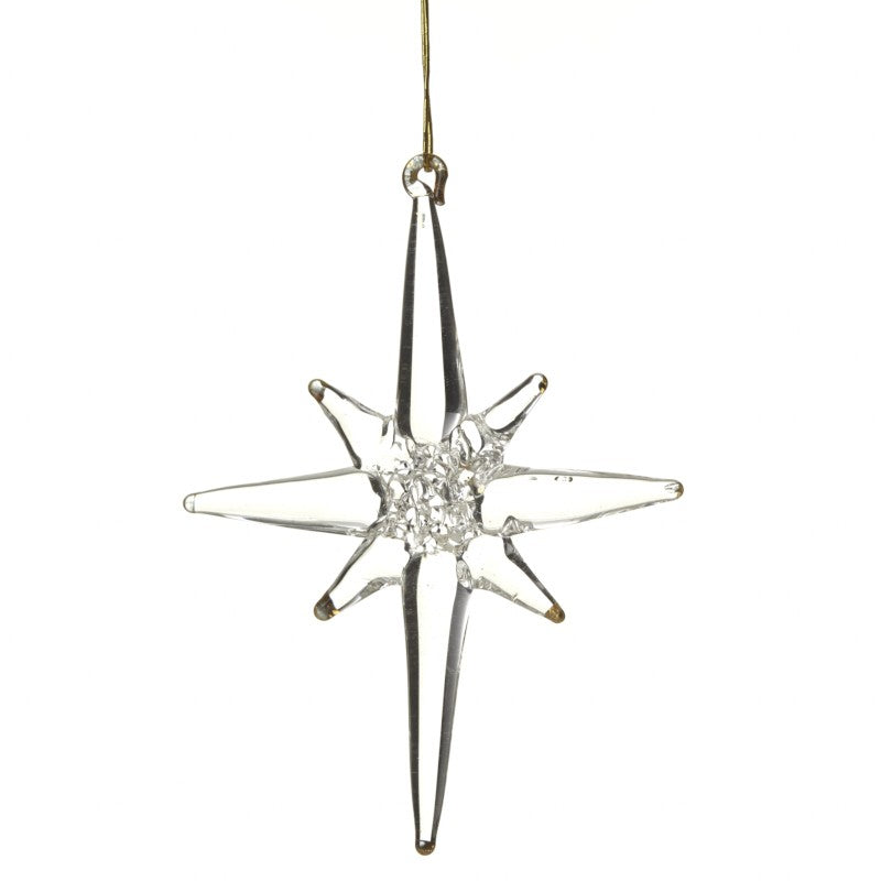 Heaven Sends Christmas Bauble - Glass Bethlehem Star