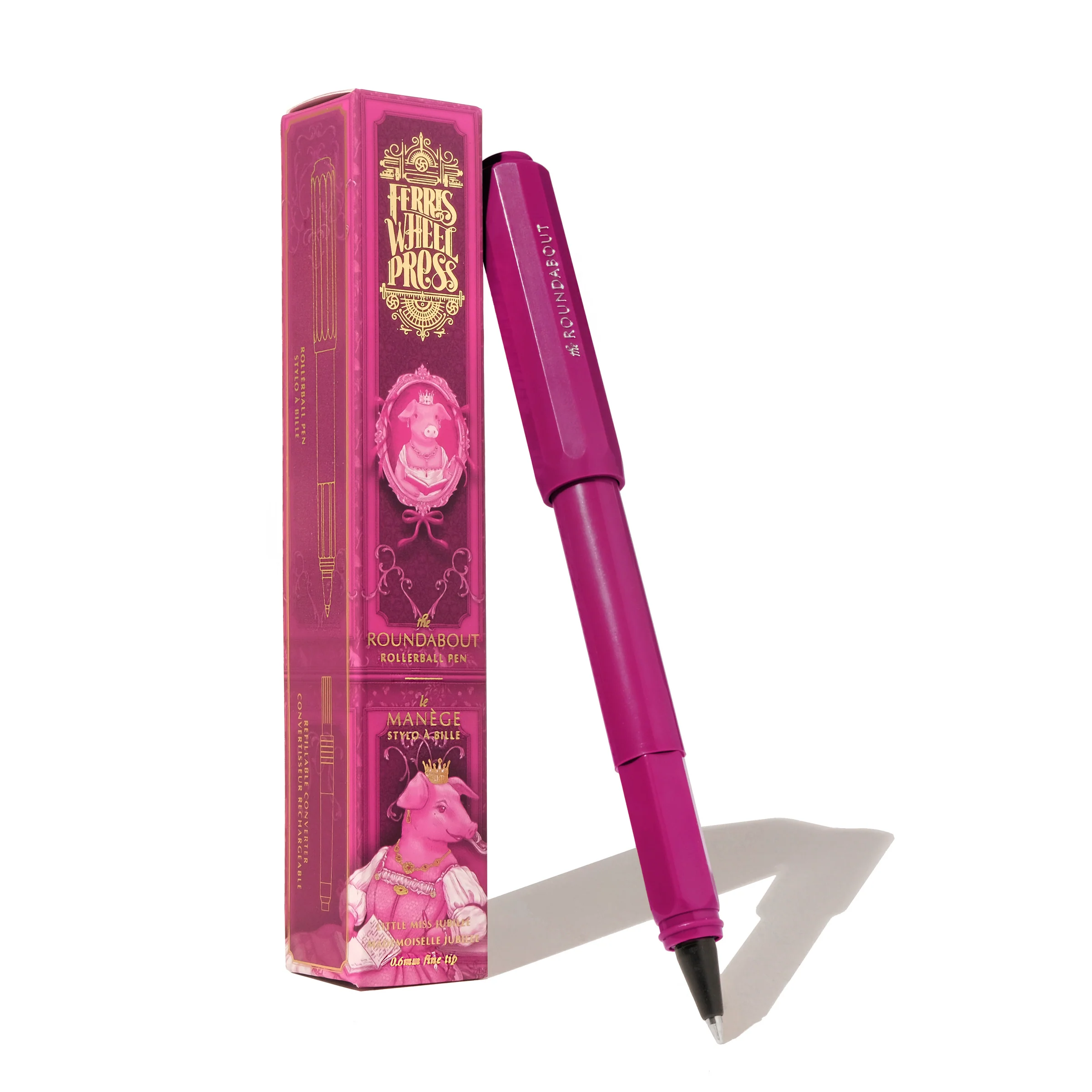 Ferris Wheel Press Roundabout Rollerball Pen - Little Miss Jubilee Limited Edition (February 2024)