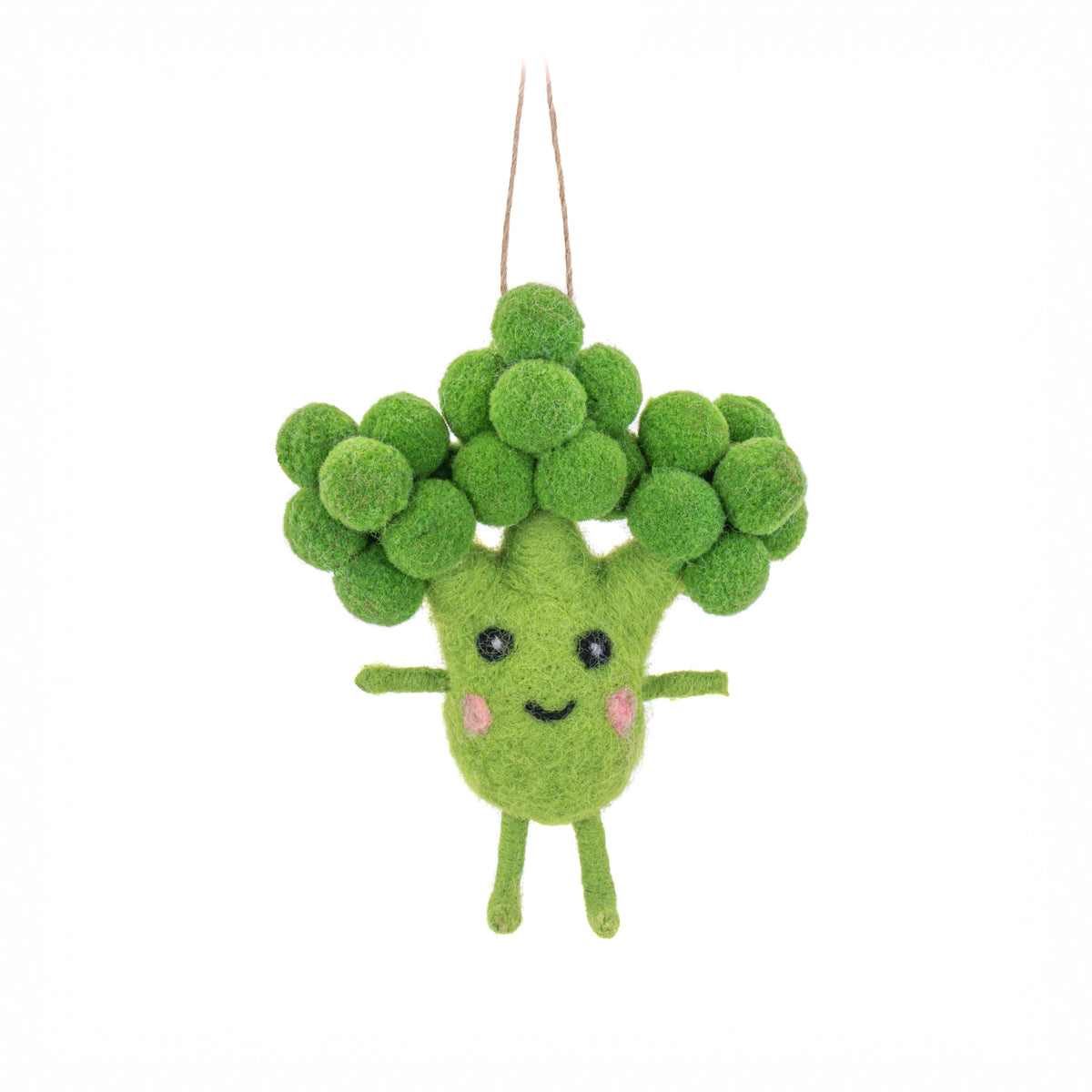 Sass & Belle Christmas Bauble - Felt Broccoli