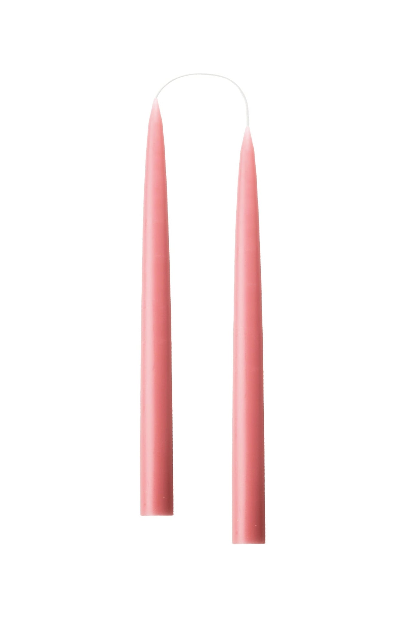 Hand Dipped and Dyed Dinner Candles - 20cm (Small) Pack of 2
