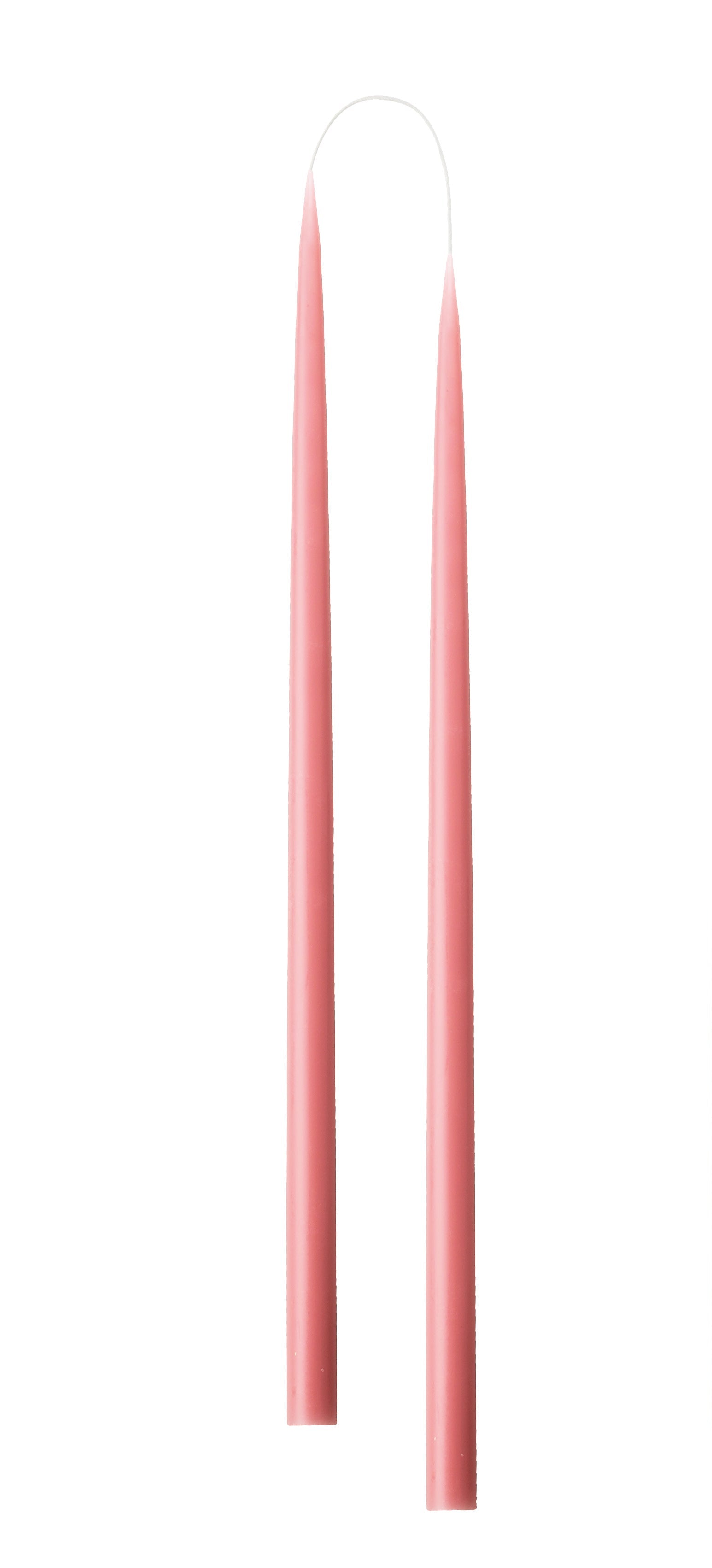 Hand Dipped and Dyed Dinner Candles - 45cm (V Tall) Pack of 2