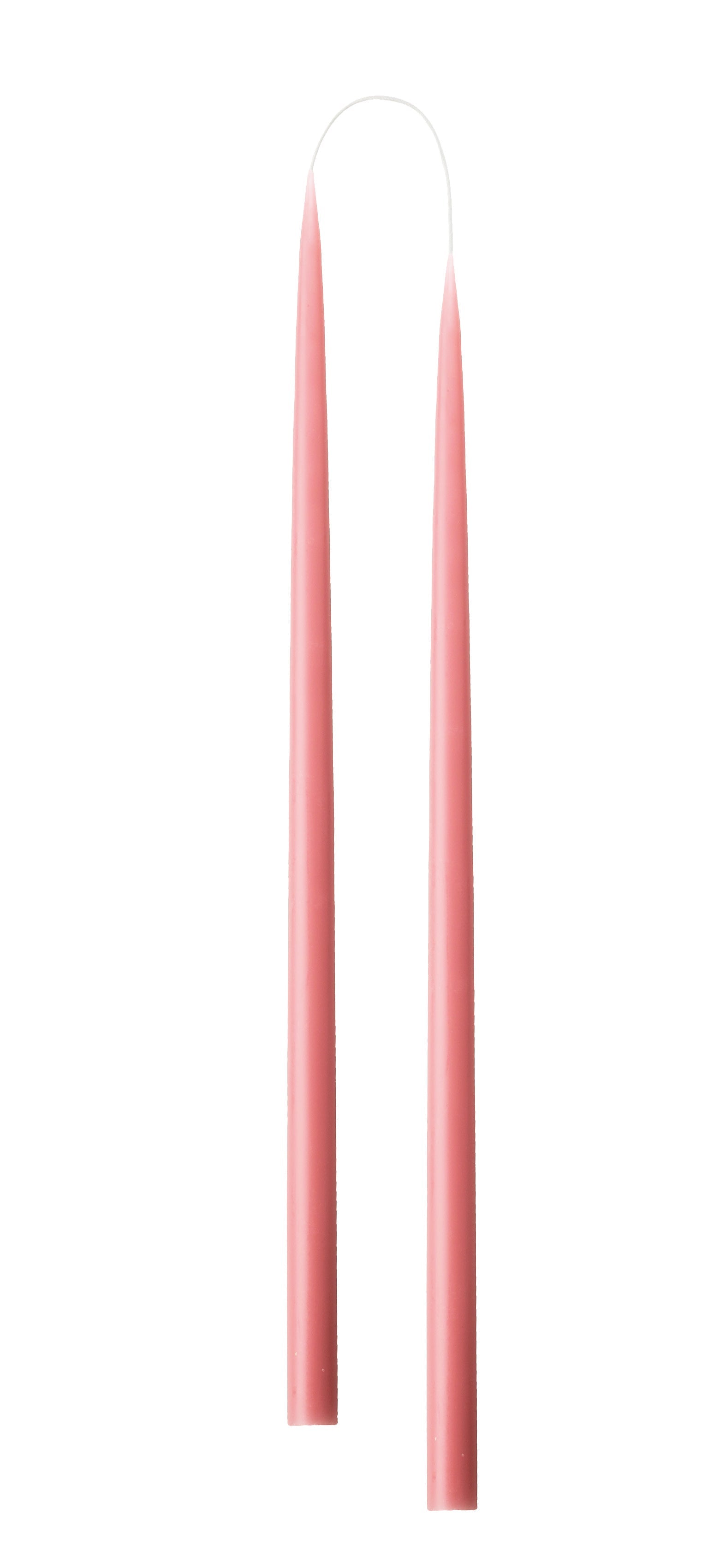 Hand Dipped and Dyed Dinner Candles - 60cm (Extra Tall) Pack of 2