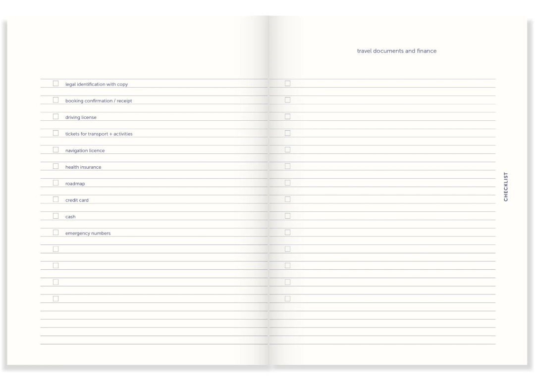 A-Journal Travel Journal