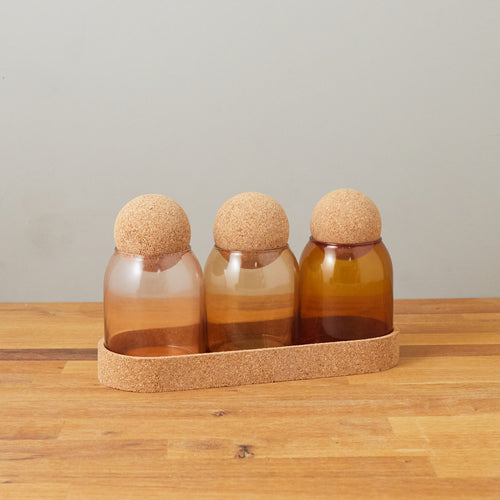 Be Home - Evia Jar & Tray Set
