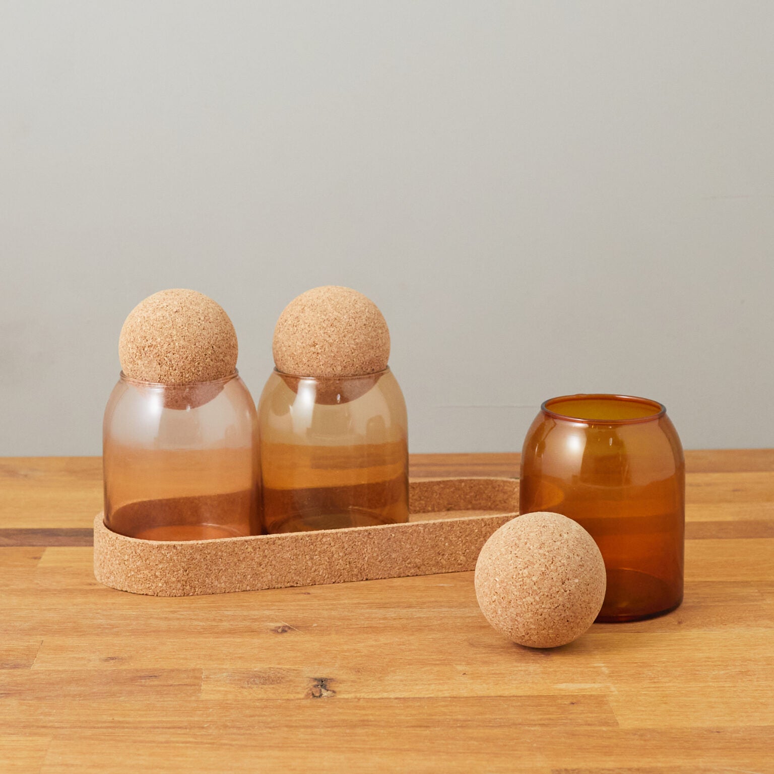 Be Home - Evia Jar & Tray Set