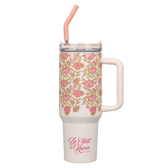 Christian Art Gifts - Travel Tumbler - Be Still