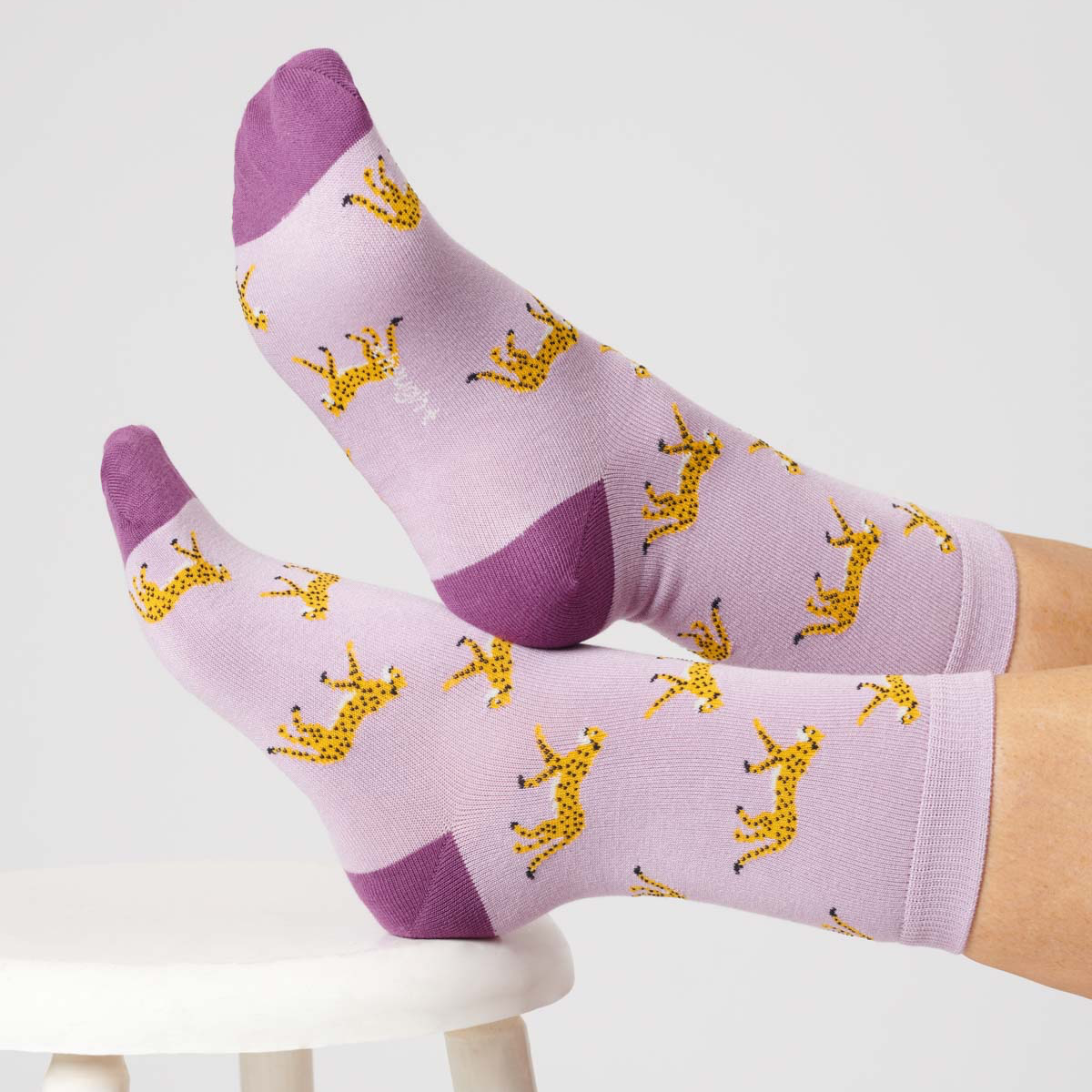 Thought Ladies Socks - Leopard Bamboo Socks