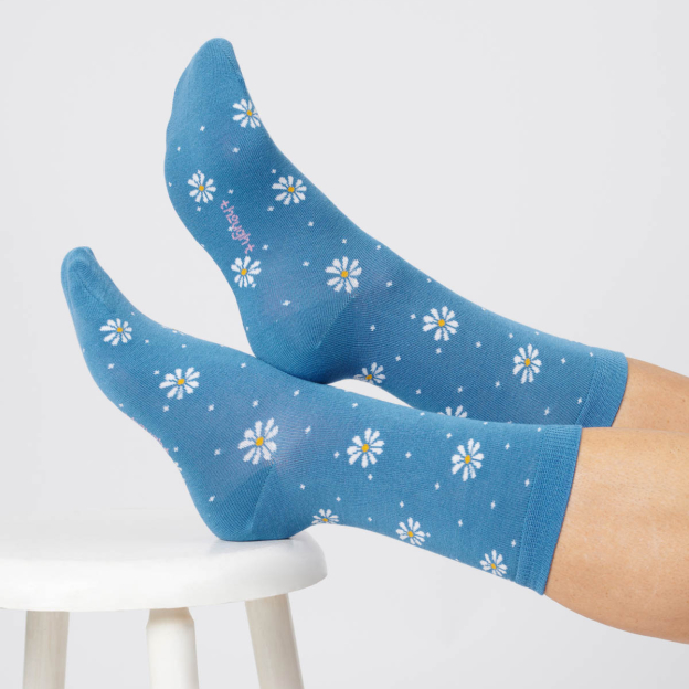Thought Ladies Socks - Ditsy Daisy Bamboo Socks