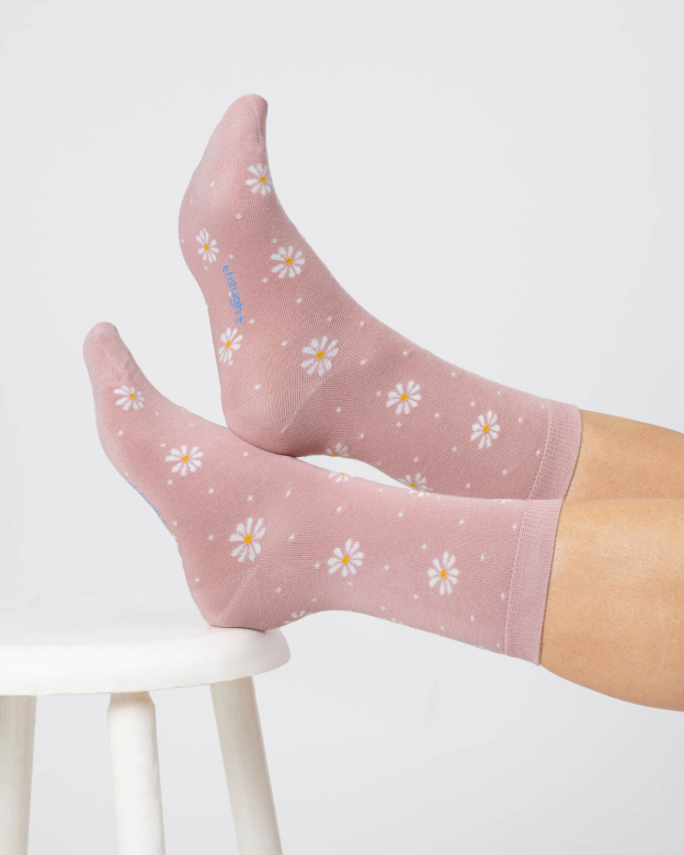 Thought Ladies Socks - Ditsy Daisy Bamboo Socks