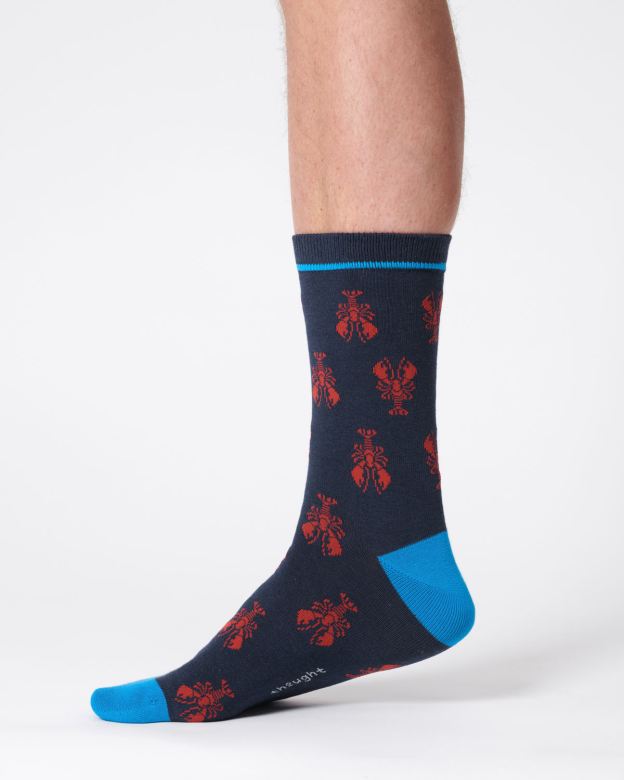Thought Mens Socks - Lobster Bamboo Socks