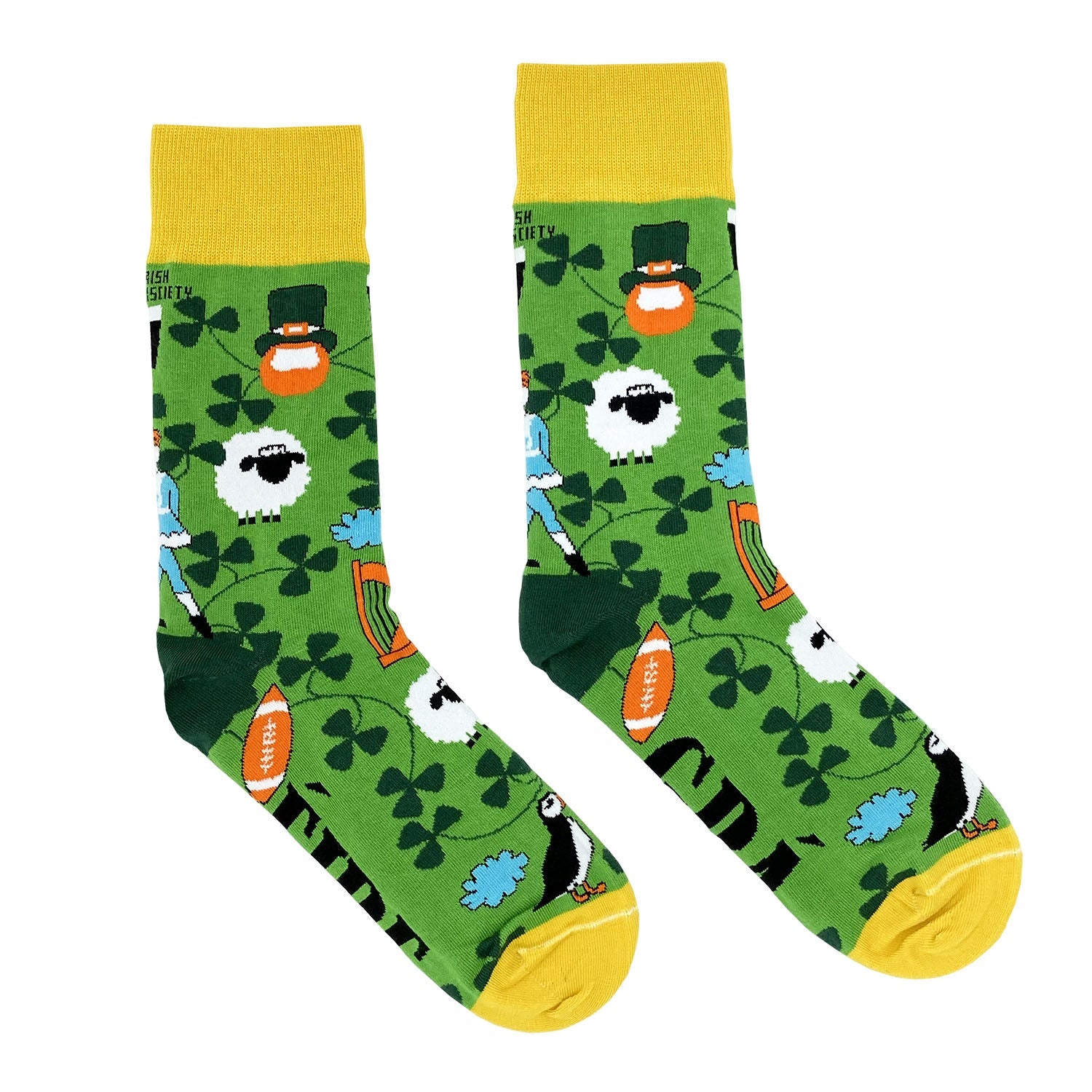 Irish Socksciety Socks - Eire Gra