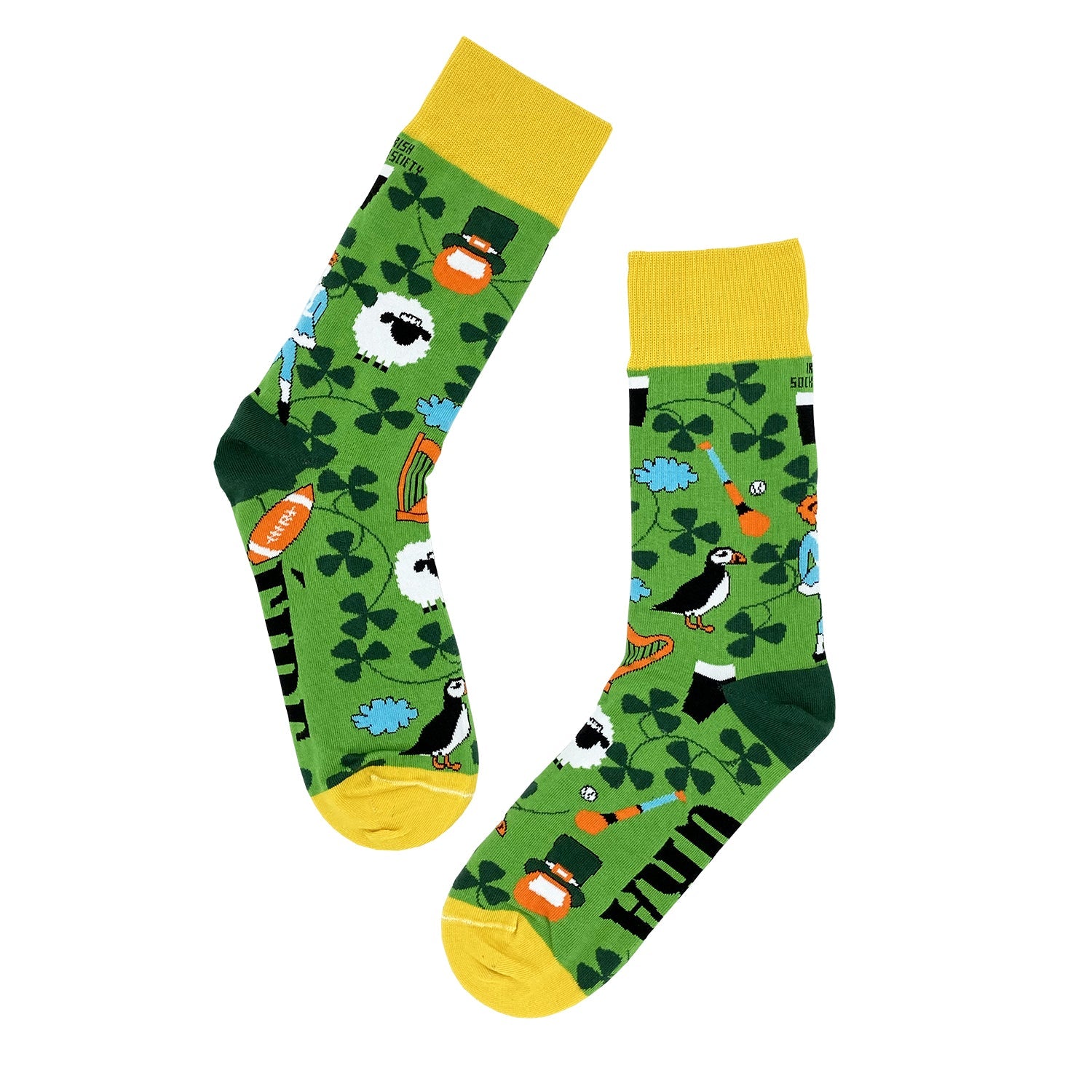 Irish Socksciety Socks - Eire Gra