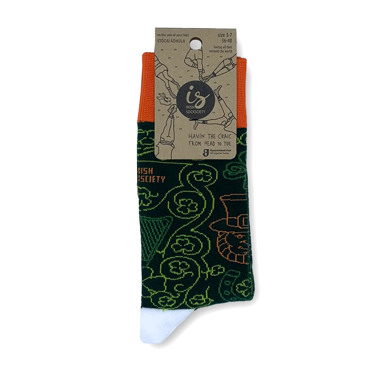 Irish Socksciety Socks - Lucky Socks Stocaí ádhúla