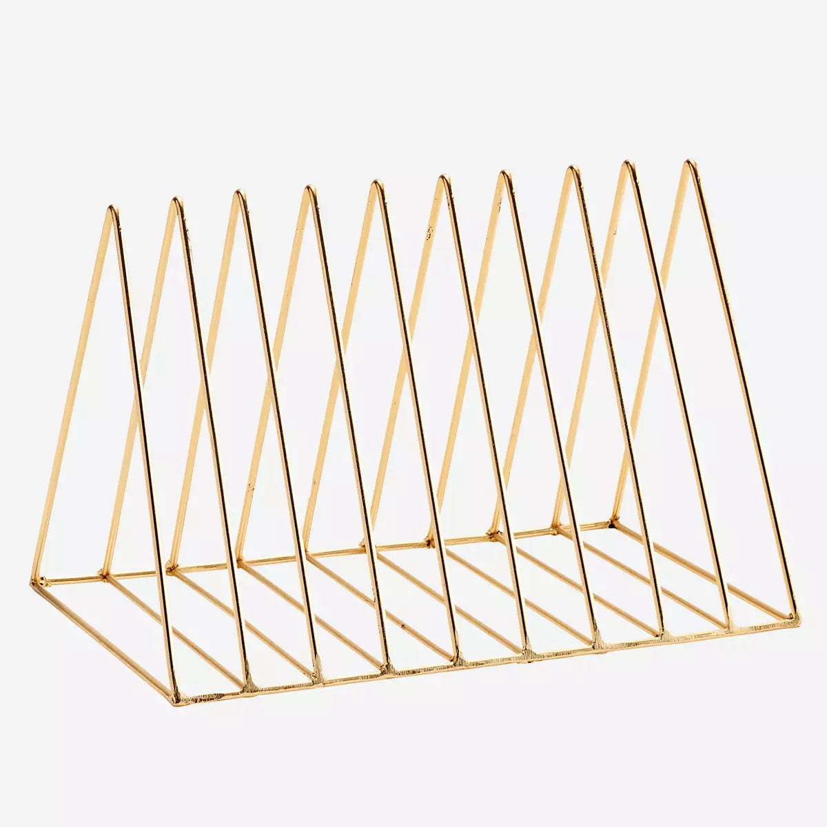 Madam Stoltz Kitchen - Iron Plate / Vinyl Display Rack - Gold