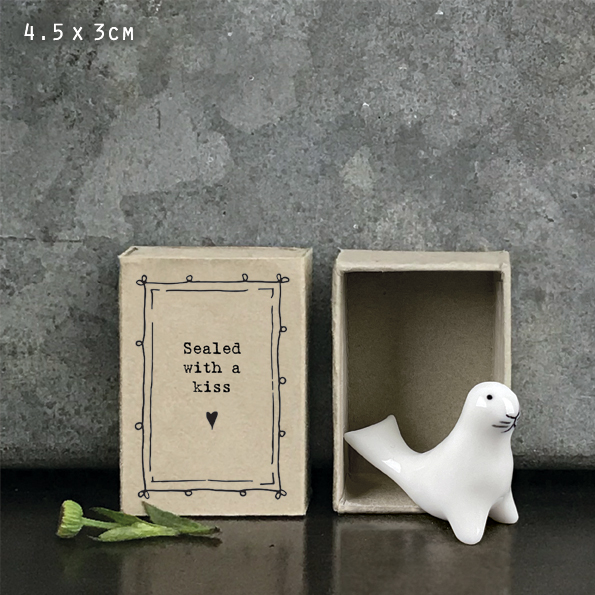 East of India - Porcelain Matchbox Sentiments - Seal