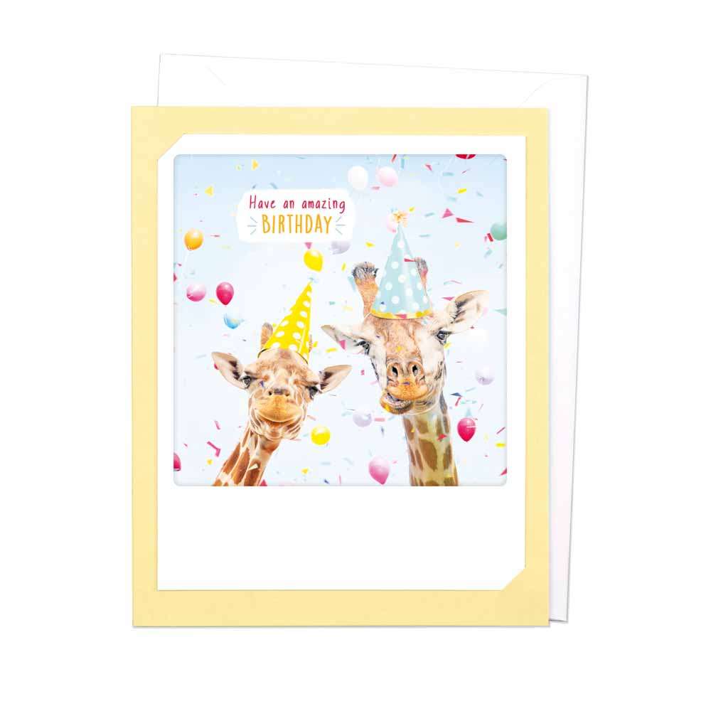Pickmotion Photo-Card - Birthday Giraffes