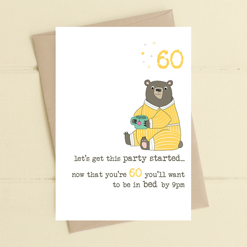 Dandelion Card - 60 – bed by 9pm