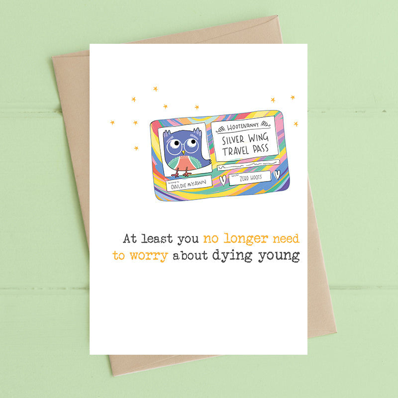 Dandelion Card - Don’t worry about dying young