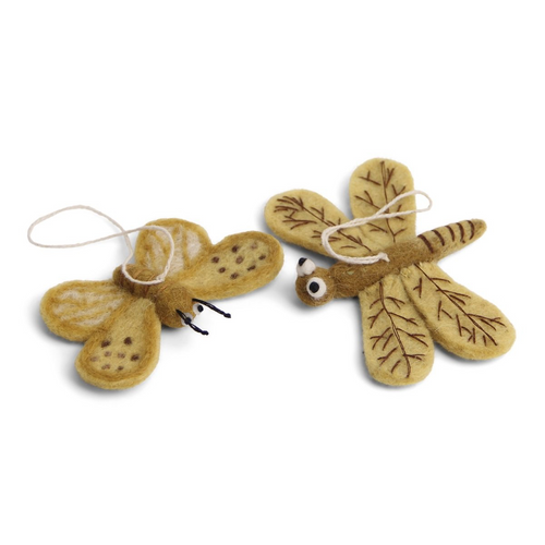 Gry & Sif Decoration - Felt Butterfly & Dragonfly