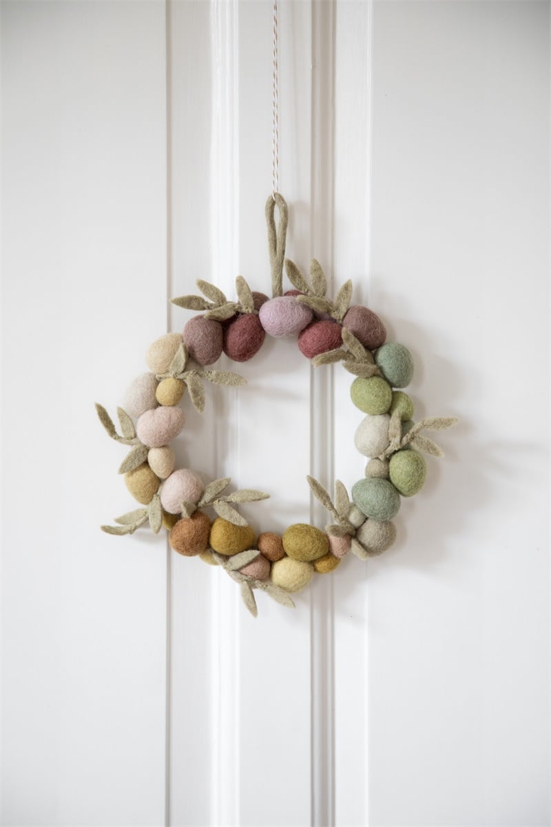 Gry & Sif Easter - Felt Easter Egg Wreath