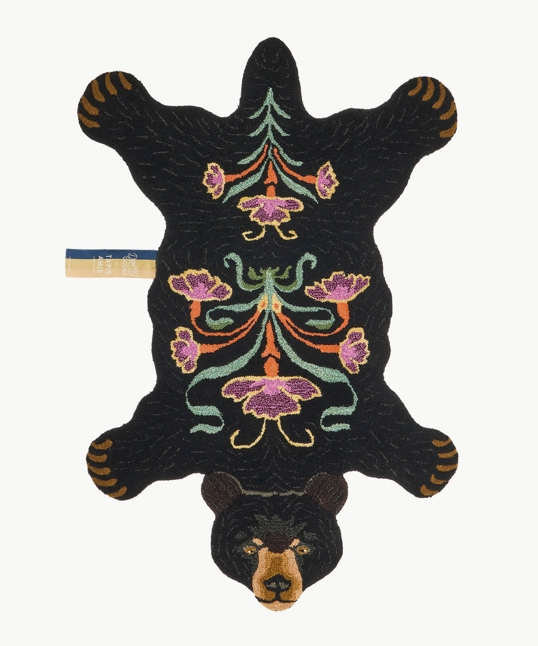 Doing Goods Rug - Blooming Black Bear
