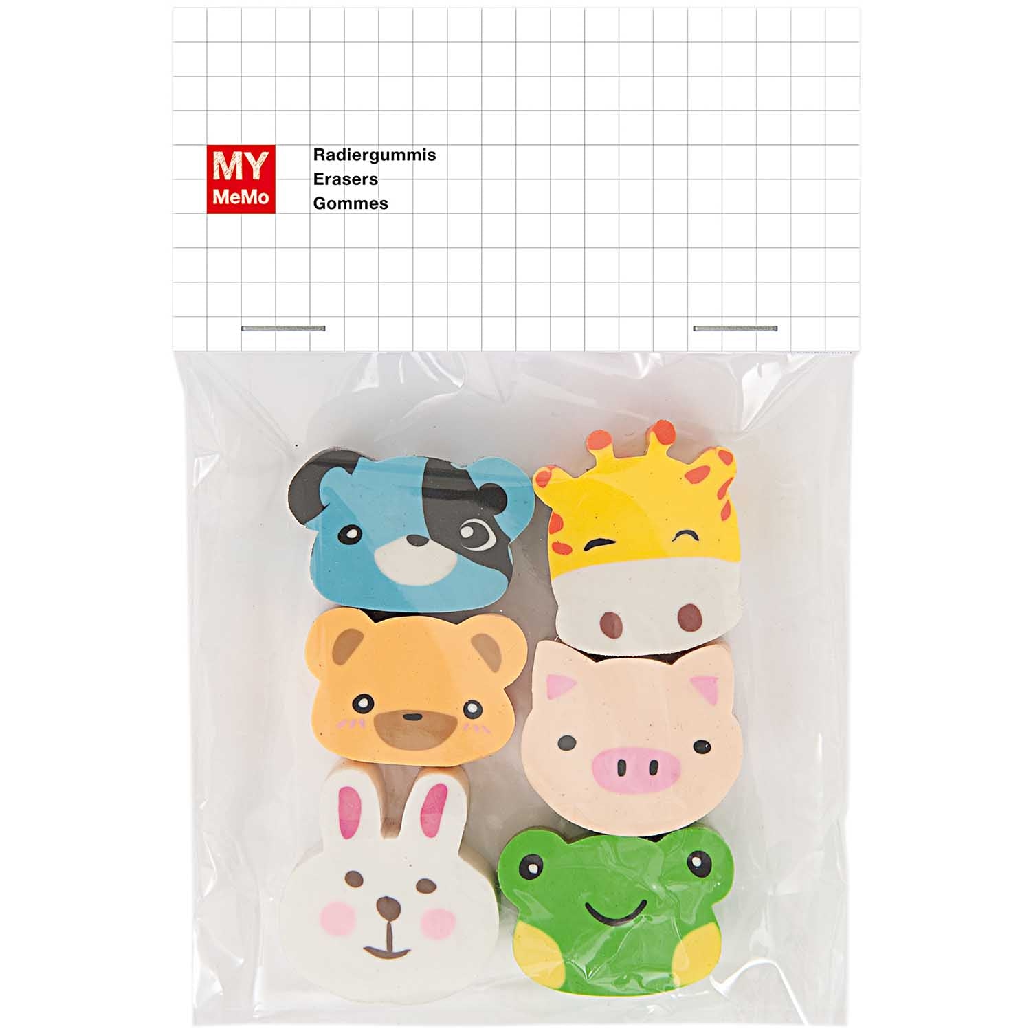 Paper Poetry Rubbers - Animal Faces