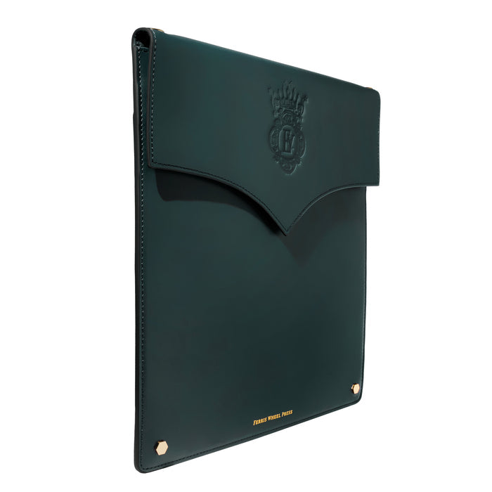 Ferris Wheel Press Leather Stationery - The Pendant Folio A5 / Deep Teal