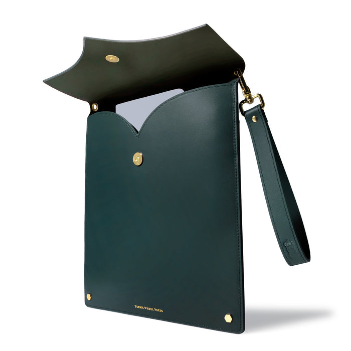 Ferris Wheel Press Leather Stationery - The Pendant Folio A5 / Deep Teal