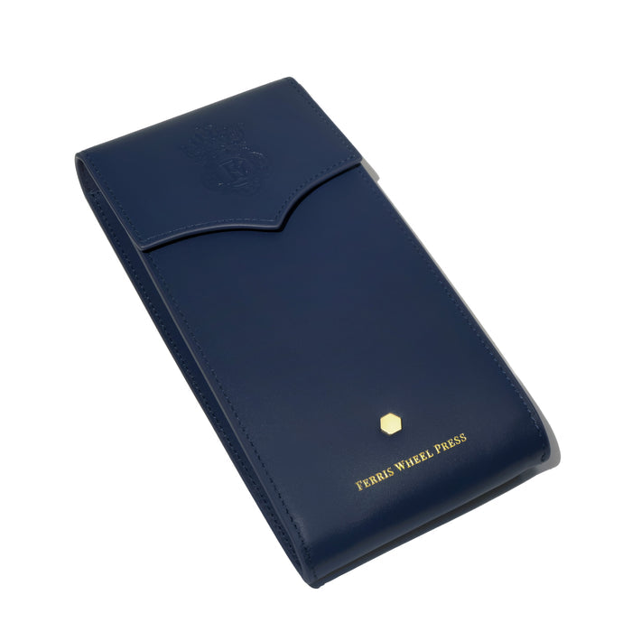 Ferris Wheel Press Leather Stationery - The Pendant Purse / Navy