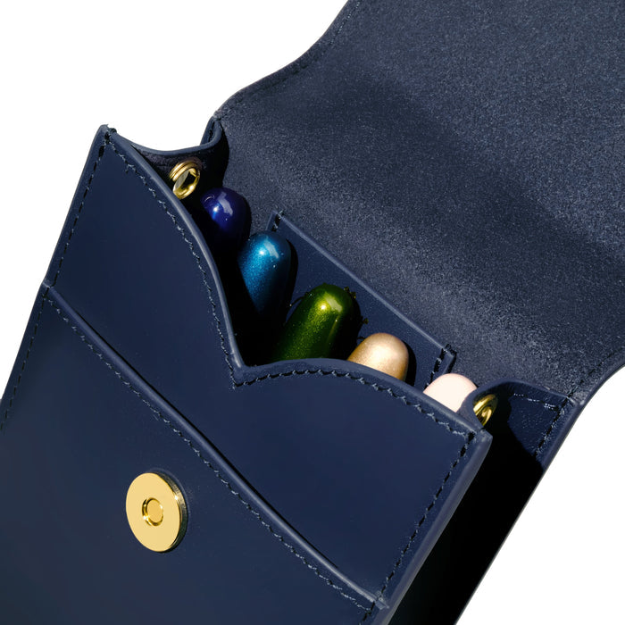 Ferris Wheel Press Leather Stationery - The Pendant Purse / Navy