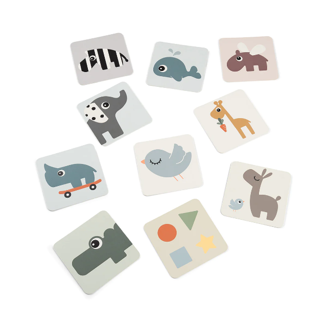 Done by Deer Playing - Baby Contrast Card 10 Pack - Deer Friend