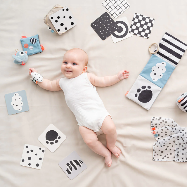Done by Deer Playing - Baby Contrast Card 10 Pack - Deer Friend