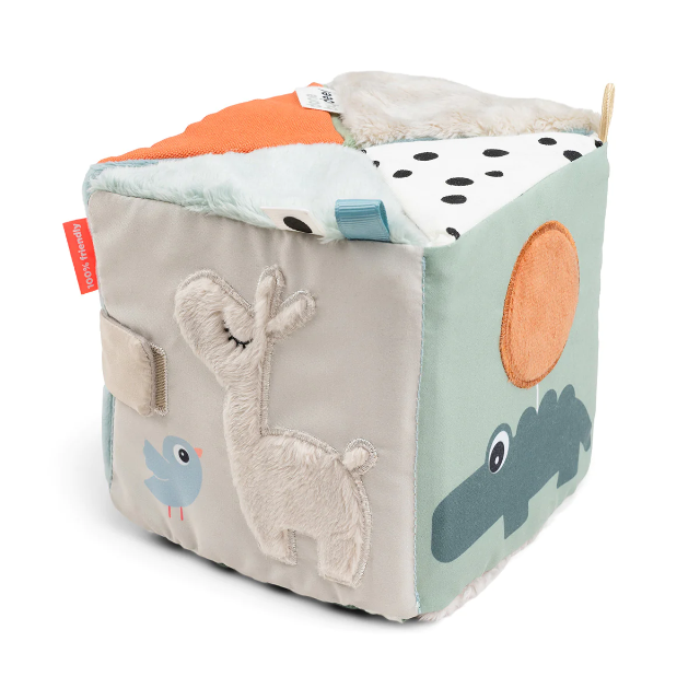 Done by Deer Playing - Fold-out Sensory Cube - Deer Friends