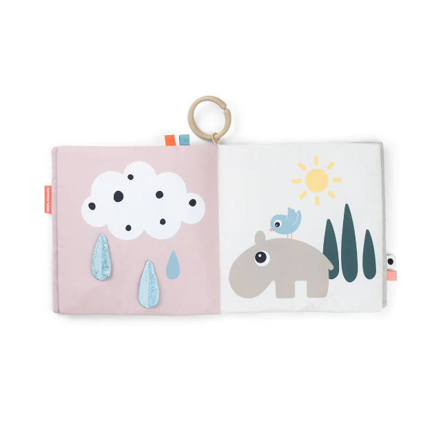 Done by Deer Playing - Tummy Time Soft Book - Deer Friends Colour Mix