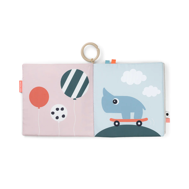 Done by Deer Playing - Tummy Time Soft Book - Deer Friends Colour Mix