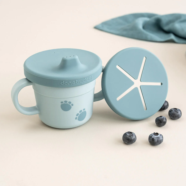 Done by Deer Eating - Spout/Snack Cup - Elphee Blue