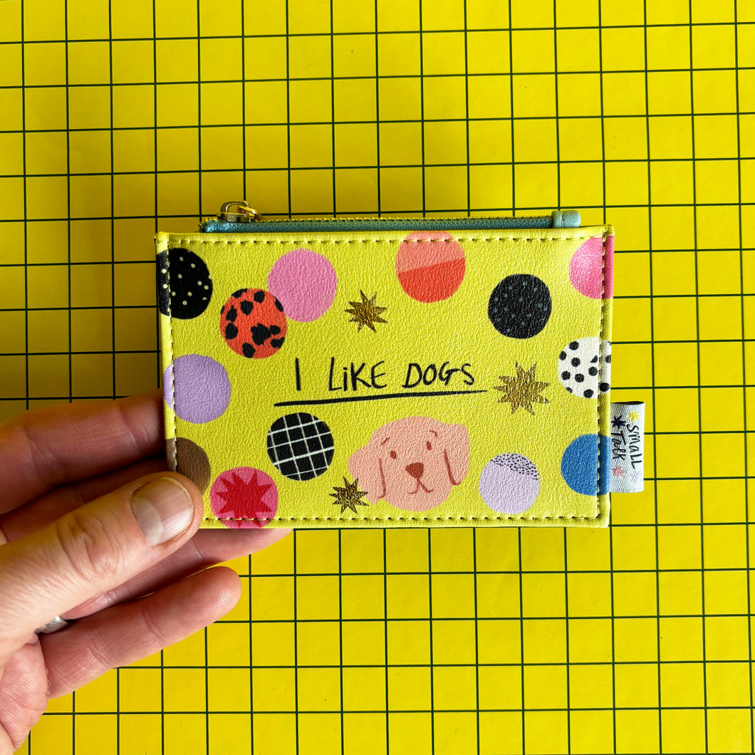 Disaster Designs Purse - Small Talk ‘I Like Dogs’