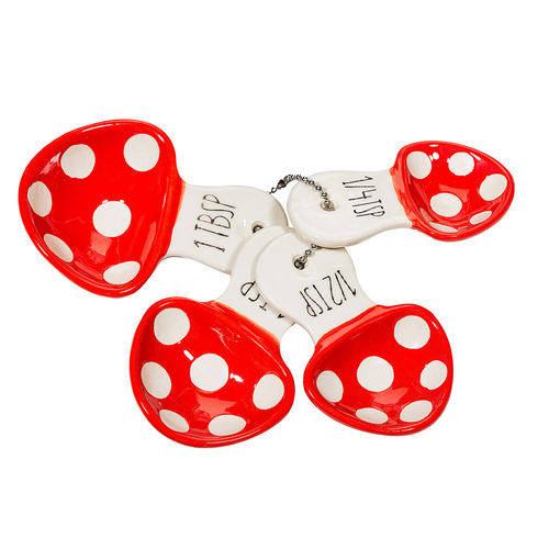 Sass & Belle Kitchen - Mushroom Measuring Spoons