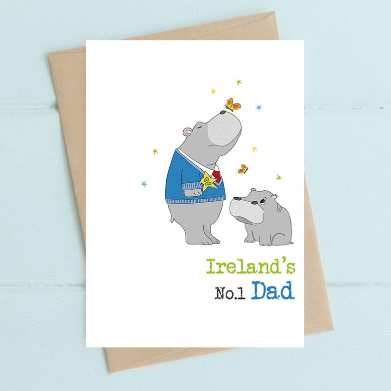 Dandelion Card - Best Dad in Ireland
