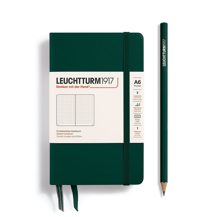 Leuchtturm1917 - A6 Notebook - Hardcover Dotted