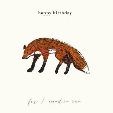 The Paper Gull - Happy Birthday Fox