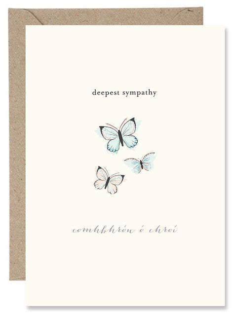 The Paper Gull - Deepest Sympathy Butterflies
