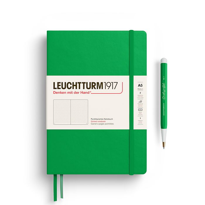 Leuchtturm1917 - A5 Notebook - Hardcover Dotted