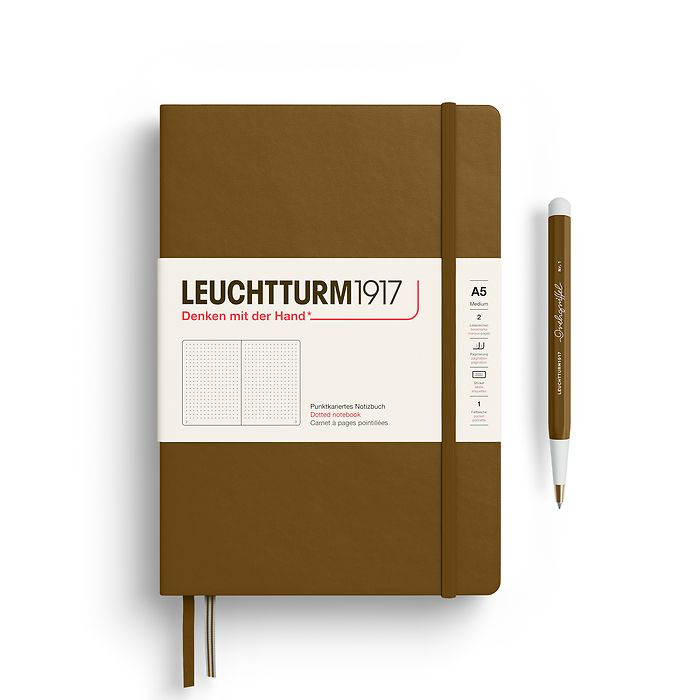 Leuchtturm1917 - A5 Notebook - Hardcover Dotted