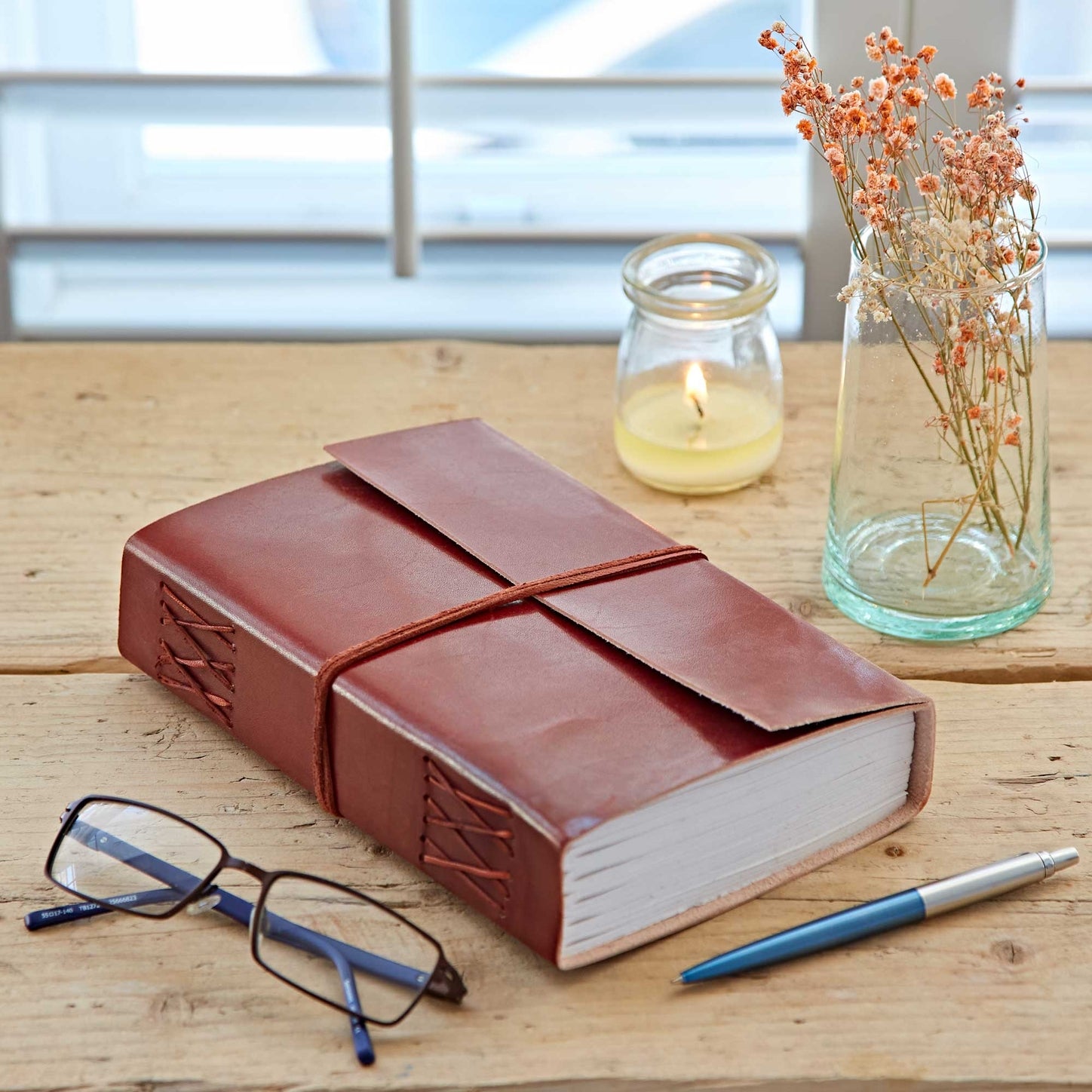 Paper High Journal - Plain Leather